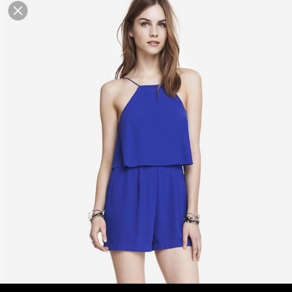 express blue romper